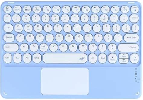 JBPV Wireless Bluetooth Keyboard & Mouse Combo with Touchpad | 10-Inch ...