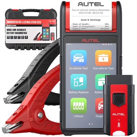 Buy Autel Battery r MaxiBAS BT608E, 6V &12V Battery Analysis Tool with ...