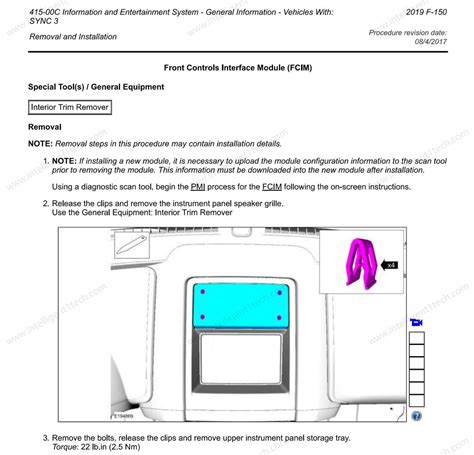 Image result for Ford F 150 Accessory Interface Power Module Sync3 Re Programming