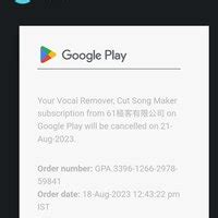Google India / Tez — Google Play Subscription