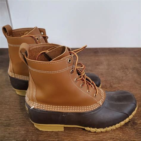 LL Bean duck boots size 9 men's #boots #footwear... - Depop
