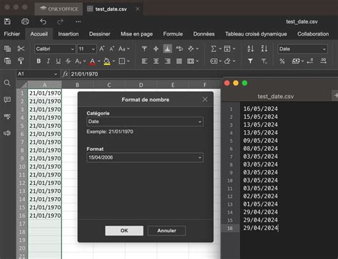 Date parsing error, importing CSV - Desktop editors - ONLYOFFICE