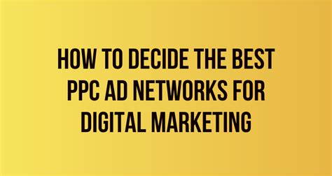 Top PPC Ad Networks 的图像结果
