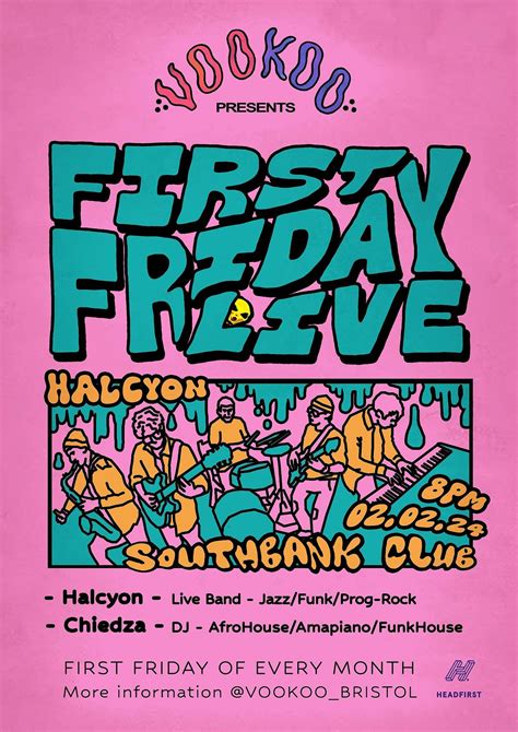 VooKoo: Halcyon // Chiedza + (FFL), SouthBank Club, Southville, 2 ...