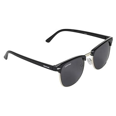 CREATURE Uv Protected Black Frame Unisex Round Sunglasses(Sun-069 ...