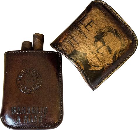 Buy Cigar Cases for 1-4 Half Cigar - Genuine Leather Vegetable-Tanned ...