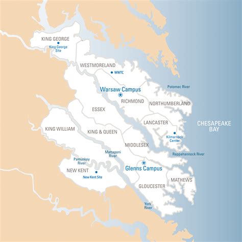 RCC Campuses & Locations - Rappahannock Community College