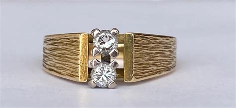 18 Kt. Yellow Gold Ring with 0.22 Ct Diamonds For Sale at 1stDibs | stella may oldham vincent ...
