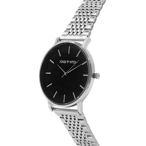 Shop online Nebula Black Dial Silver Watch by Joker and Witch – Joker ...