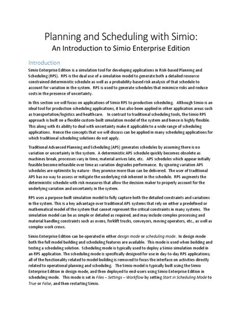 Simio Simulation Example 的图像结果