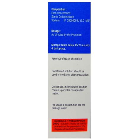 Promistin Ds 2million Iu Injection Price, Uses, Side Effects ...