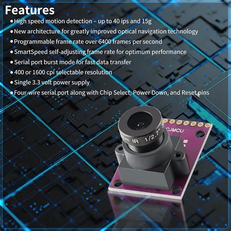 Buy EC Buying ADNS-3080 Optical Flow Sensor Module Horizontal Movement ...