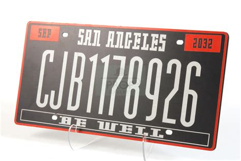 The Prop Gallery | San Angeles licence plate