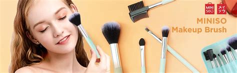 MINISO Synthetic Bristle Makeup Brush Set- Pink, 7 Piece : Amazon.in ...
