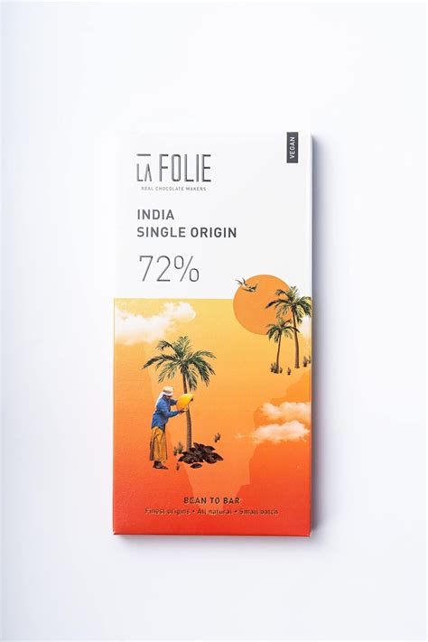 La Folie Indian Single Origin 75% Chocolate Bar 60gm : Amazon.in ...