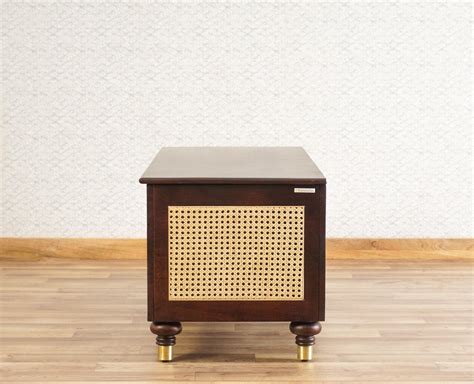 Buy Online Boston Solid Wood Rattan Storage Trunk Box