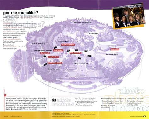 Vintage Disneyland Tickets: Grad Nite - 1990's Style