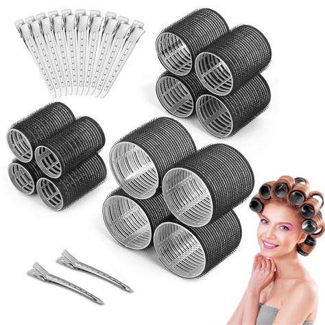 MAYCREATE® Heatless Hair Roller for Women Girls, 12pcs Hair Curler ...