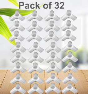 GlowSilk SET_OF_32_SMALL_CONNECTOR_WHITE Rack Connectors Wire Connector ...