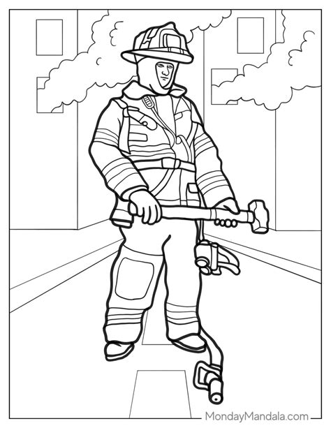 20 Firefighter Coloring Pages (Free PDF Printables)