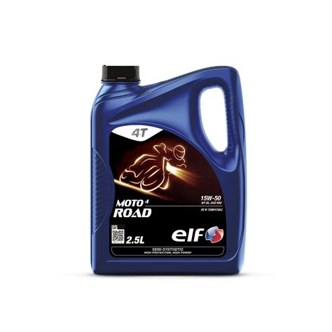 ELF - Moto 4 Road 15W-50 - API SN, JASO MA2 | Semi-Synthetic Engine Oil ...