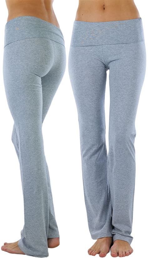 ToBeInStyle Women's Low Rise Sweatpants w/Fold-Over Waistband - Small ...