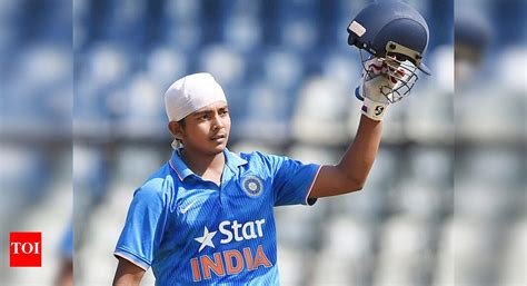 Prithvi Shaw: Youth ODI: India U-19 thrash England by 230 runs ...