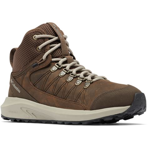 Columbia Trailstorm Crest Mid Waterproof Hiking Shoes Women - Cordovan ...