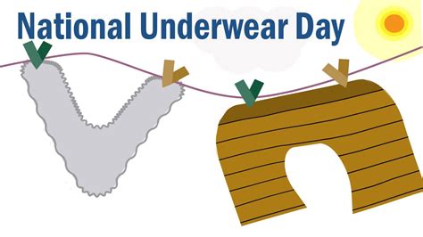 animation of National Underwear Day August 5 10012438 Stock Video at ...