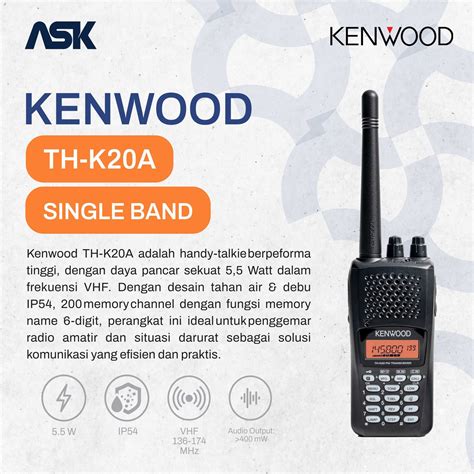 Jual Handy Talky KENWOOD - TH-K20A