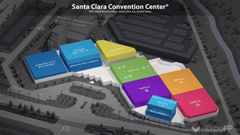 Santa Clara Convention Center floor plan