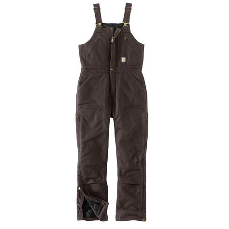 Carhartt Women's Insulated Bib Overalls-Loose Fit- Washed Duck - 4 ...