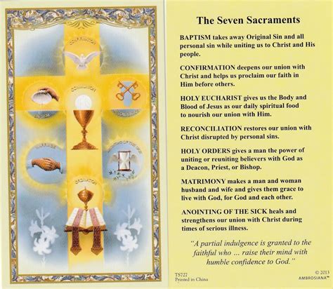 The Seven Sacraments And Their Meanings