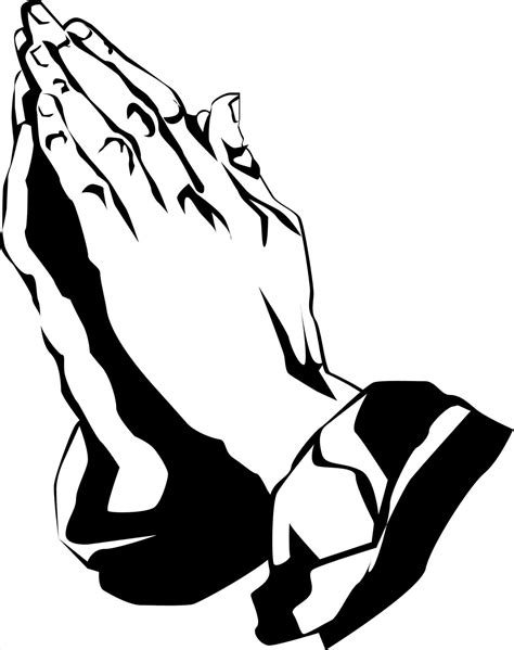 Praying Hands Line Drawing at PaintingValley.com | Explore collection of Praying Hands Line Drawing