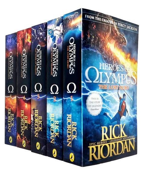 Heroes of Olympus x5 shrinkwrap set : Riordan, Rick: Amazon.in: Books