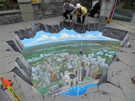 Breathtaking 3d Street Art - 3d Chalk Art