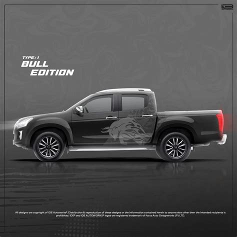 Bull Edition Graphics for Isuzu V Cross | IDE Partial X Series– Focus ...