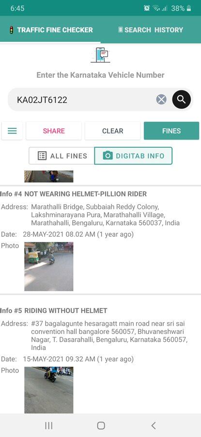 Bangalore Traffic — Bangalore Traffic Police Traffic violations challan ...