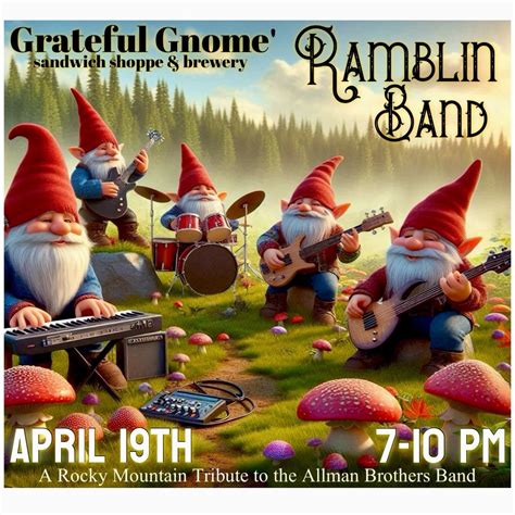 Grateful Gnome - Ramblin Band: A Rocky Mountain Tribute to the Allman ...