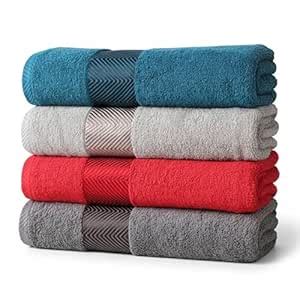 FASH HOME INTERNATIONAL 500 GSM 100% Cotton Highly Absorbent Super ...