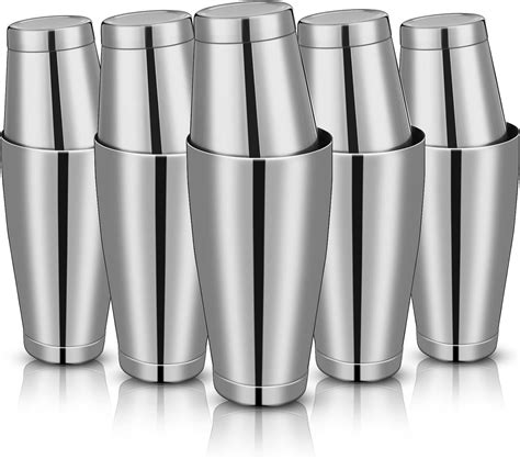 Amazon.com: 6 Pieces Cocktail Shakers Professional Bar Shaker Boston ...