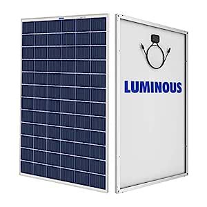 Luminous Poly Crystalline Solar Panel 105 Watt- 12 Volt, Blue ...