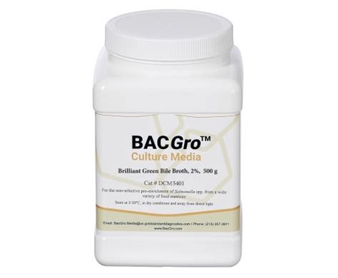 BACGro Brilliant Green Bile Lactose Broth / 500g