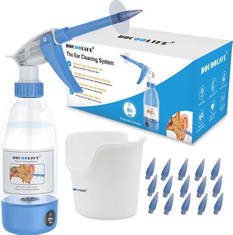 Amazon.com: Ear Wax Removal Kit Upgraded - Safe Ear Irrigation Flushing ...