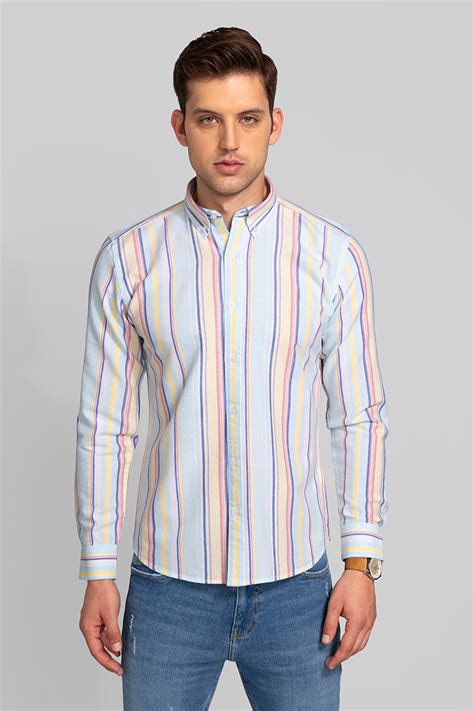 Buy Men's Sassy Sky Blue Shirt Online | SNITCH