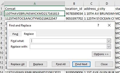 Matching Array of Data Query in Excel Addresses 的图像结果