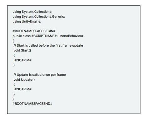 Image result for Unity Basic Structure of Code