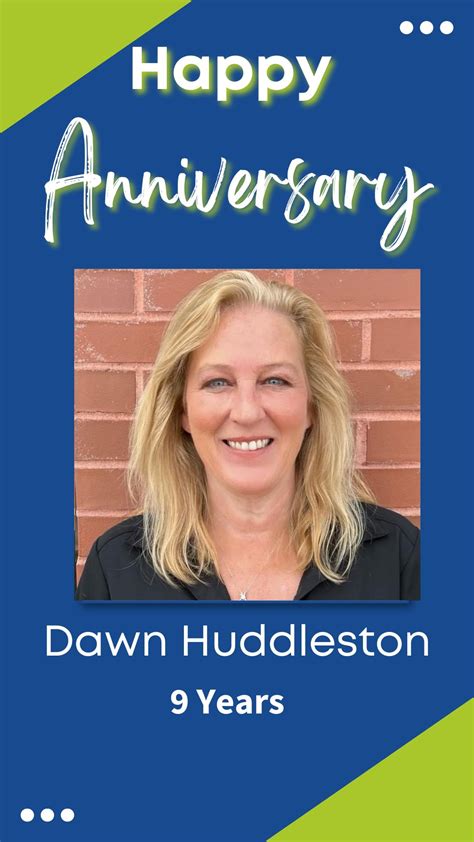 Wishing a joyous anniversary to Dawn Huddleston at Belflex Staffing Network, where she serves as ...