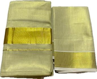 Buy Women's Ready to Wear Stitched Pleated Sarees Kerala Traditional ...