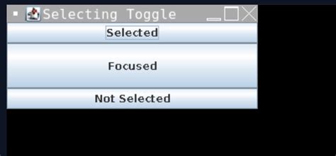 Image result for Java JToggleButton Example